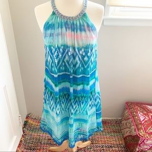 NWT Neiman Marcus Blue Dress